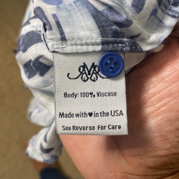 Blue Long sleeve button up blouse - Picture 5 of 5